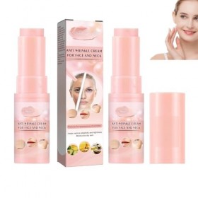 Wrinkle Multi Balm Stick, Lot de 2 bâtonnets hydratants raffermissant anti-âge et raffermissant pour la peau, anti-âge et raf