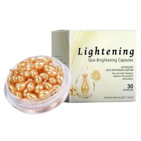 KOAHDE Capsules De Sérum Pour le Visage,Serum Vitamine E Visage,30PCS,Capsules De Soins Hydratantes Et Blanchissantes,Hydrata