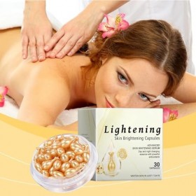 KOAHDE Capsules De Sérum Pour le Visage,Serum Vitamine E Visage,30PCS,Capsules De Soins Hydratantes Et Blanchissantes,Hydrata