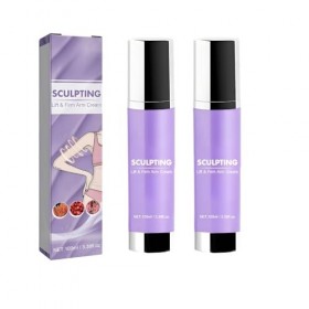 2PC Lift and Firm Arm Cream, Skin Therapy Cream,Body Lotion, Réduit les Rides, Rend la Peau Plus Ferme, Plus Lisse et Plus éc