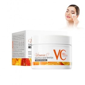 Tampons Exfoliants Pour Le Visage à La Vitamine C, Tampons Nettoyants, Nettoyage Facial, T-Zoner Exfoliants Hydratants, Ridul