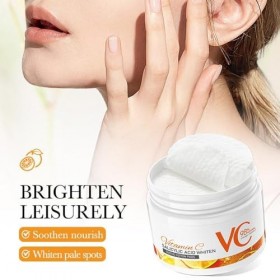 Tampons Exfoliants Pour Le Visage à La Vitamine C, Tampons Nettoyants, Nettoyage Facial, T-Zoner Exfoliants Hydratants, Ridul