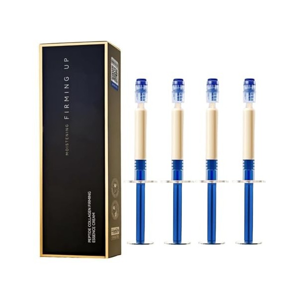 Crème essence élastique au collagène polypeptidique, crème raffermissante anti-rides aux peptides hydrolysés micromoléculaire...