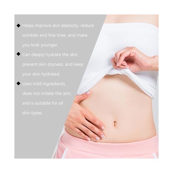 Crème anti-rides pour le visage - Formule raffermissante avec ingrédients végétaux - Réduit les rides et ridules - Crème raff