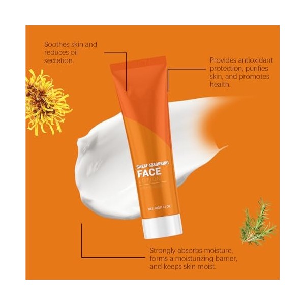 Antiperspirant Deodorant Cream,Crème Hydratante Pour Le Visage,Anti-transpirant 48h Multi-zones,Déodorant Anti-transpirant,Ad