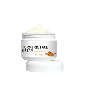 Crème Éclaircissant Curcuma Visage,Crème Hydratante Curcuma Visage,Éliminateur de Taches Brunes,Anti-Âge,Réparatrice Visage,H