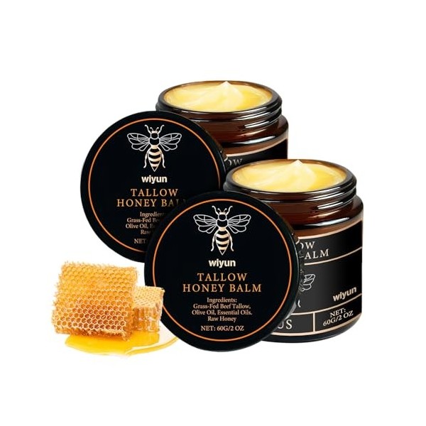 Beef Tallow Creme,Suif De BœUf Pour Les Soins De La Peau,Naturel CrèMe Pour Le Visage Au Suif De BœUf,Beef Tallow CrèMe Pour ...