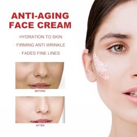 Rose Moisturizing Crème de jour anti-âge multiactive, 50 g, crème pour le visage pour la régénération des peaux fatiguées, so