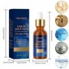 SHUOHONG 2 Pièces Serum Hydratant Visage, Sérum Anti Rides et Anti-Âge, Soins pour Le Visage Hydratant et Lissant, Aide à Réd