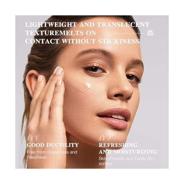 Sérum Visage à La Grenade Rouge - Sérum Anti-âge Raffermissant & Repulpant Pour Femmes Et Hommes + Acide Hyaluronique Hydrata