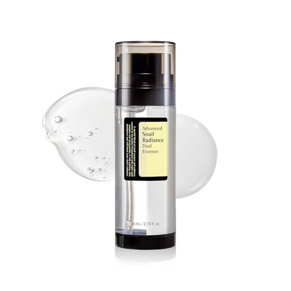 Double Sérum - Niacinamide 5% + Mucine dEscargot 74%, Hydratant, Éclaircissant, Niacinamide Serum, Éclaircissant, Réparateur