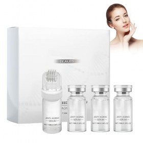Microneedling Visage, Micro Infusion Visage, Sérum pour Système de Micro-Infusion, Kit de Microneedling Beauté, Kit Sérum Ant