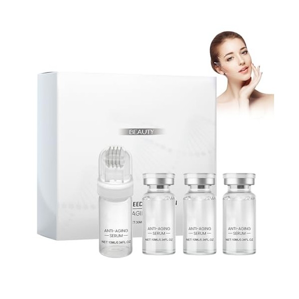 Microneedling Visage, Micro Infusion Visage, Sérum pour Système de Micro-Infusion, Kit de Microneedling Beauté, Kit Sérum Ant