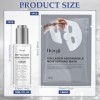 Sérum Visage Collagène, Masque Collagene, Sérum Booster au Collagène avec Ácido Hialurónico y Vitamina E, Sérum Anti -Âge, Se