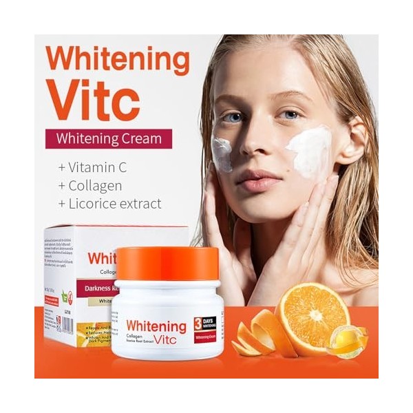 Eazerom 30 Crème de Collagène pour le Visage,100g Creme Collagene Visage, Collagen Anti-Wrinkle Cream, Crème Hydratante au Co