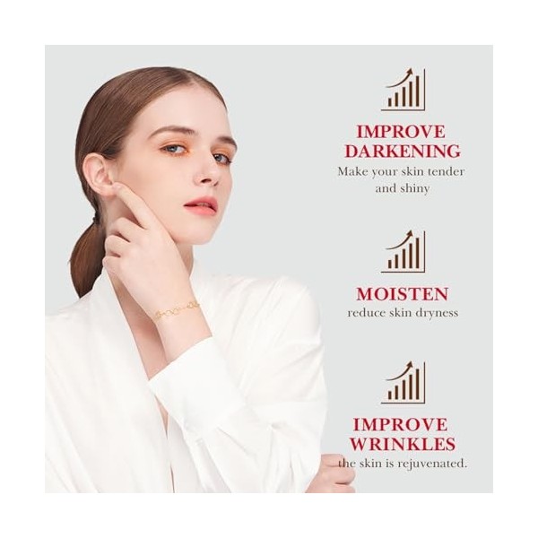 Sérum Antioxydant à Lastaxanthine - 2 Flacons - Sérum Visage Anti-âge Avec Acide Hyaluronique - Hydratation Intense, Réducti