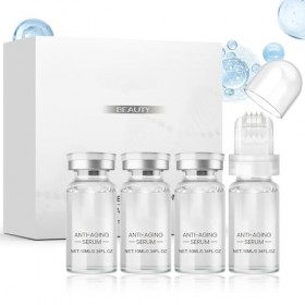 Micro Infusion Visage, Sérum pour Système de Micro-Infusion, Système Facial Avec Sérum, Kit Sérum Anti-âge par Microneedling,