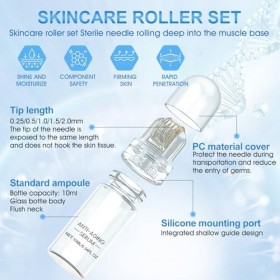 Micro Infusion Visage, Sérum pour Système de Micro-Infusion, Système Facial Avec Sérum, Kit Sérum Anti-âge par Microneedling,