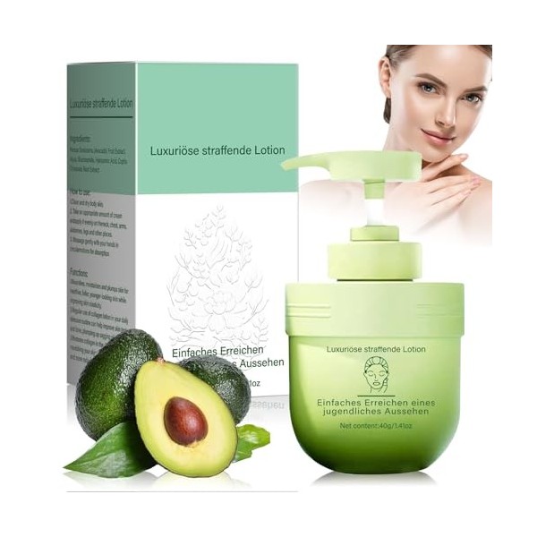 New Luxury Collagen Firming Cream, CrèMe Anti-Rides Au CollagèNe,Soins Profonds, Creme Hydratante Visage, Crème Power Lifting