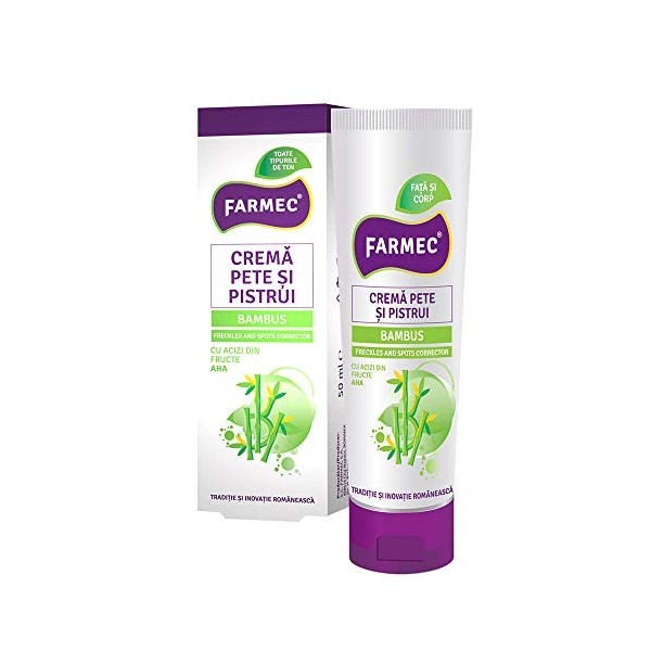 Crème pour blanchiment de la peau, retire les taches de rousseur et les taches sombres, avec acides de fruits AHA et extrait 