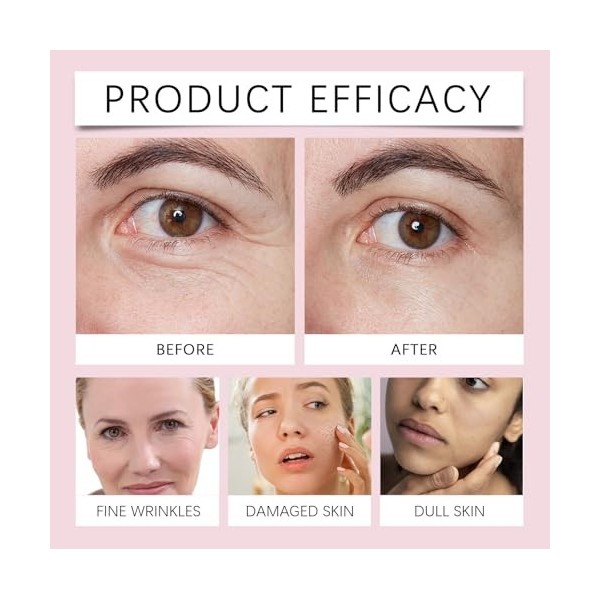 Crème élastique au collagène polypeptidique, lotion anti-rides au collagène micromoléculaire, essence anti-rides liftante et ...