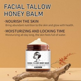 Sucès de bœuf battu et crème hydratante sébum pour le visage, crème hydratante pour tout le visage, suif de bœuf nourri pour 