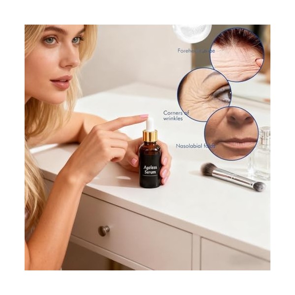 Huile pour le visage pour femme - 60 ml - Crème hydratante douce et raffermissante - Pour hommes et femmes à peau sensible - 