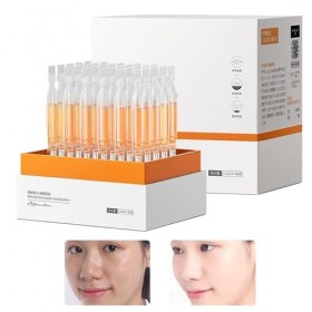 YNPQTDS Lot de 30 flacons de liquide hydratant pour le visage - 1,5 ml - Pour peaux sèches - Hydratant à absorption rapide - 