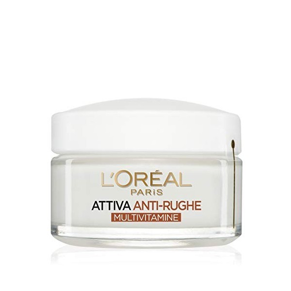 LOr?al Paris Wrinkle Expert Crema Viso Giorno e Notte Attiva Anti-Rughe 65+, 50 ml