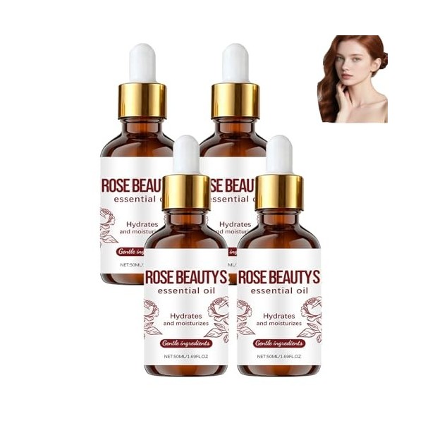 Huile essentielle rose Huile essentielle rose beauté Oil hydratantes visage idéales périodes sécheresse Oil visage nomades un...