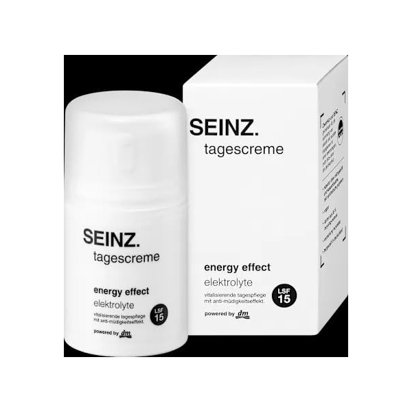 SEINZ. Crème de jour Energy Effect SPF 15 électrolytes 50 ml