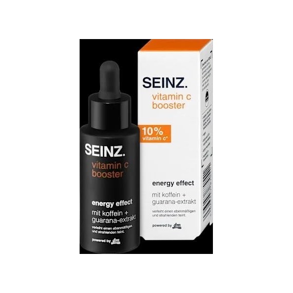 Seinzz Sérum Booster Vitamine C Effet Energy Effect avec Caféine et Guarana 30 ml