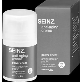 SEINZZ Crème anti-âge avec effet puissant, antioxydants et peptides 50 ml
