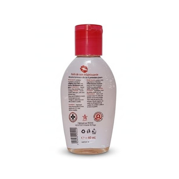 White secret huile 60ml
