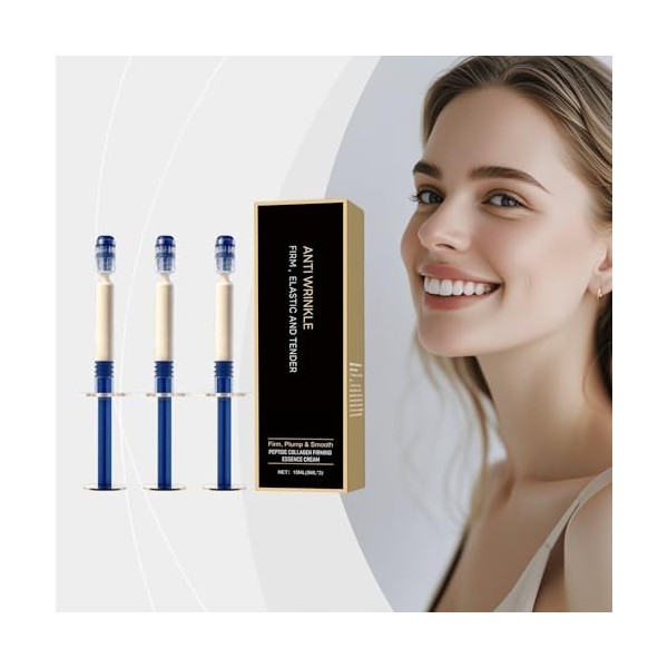 Peptid-Kollagen-Straffungscreme - Feuchtigkeitsspendende, lisse et Anti-Trocknungs-Gesichtscreme, peau douce et souple, soins...