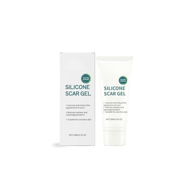 Gel Cicatriciel – Gel Centella Asiatica & Panthénol pour le Visage et le Corps, Réduit les Rougeurs et la Pigmentation, Convi...