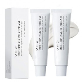 345 Relief Cream, 345 Creme Visage Hydratante, 345 Cream, Hydrate et Apaise, Répare la Barrière Cutanée, Convient à Tous les 