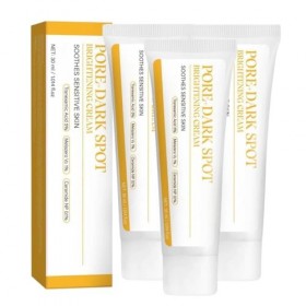 Creme Anti Taches Brunes Visage, Creme Eclaircissante Peau Noir Puissant, Crème Decolorante Visage, Lait Eclaircissant Anti T...