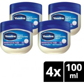 Vaseline Original Protecting Jelly, Crème Protectrice et Réparatrice, Adaptée aux Peaux Sensibles, Peau Sèche Nourrie, Barriè