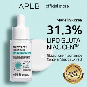 APLB Sérum ampoule glutathion et niacinamide | LIPO GLUTA NIAC CEN 31,3 % 1,35 FL.OZ/Soin de la peau coréen, hydratation dura