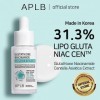 APLB Sérum ampoule glutathion et niacinamide | LIPO GLUTA NIAC CEN 31,3 % 1,35 FL.OZ/Soin de la peau coréen, hydratation dura