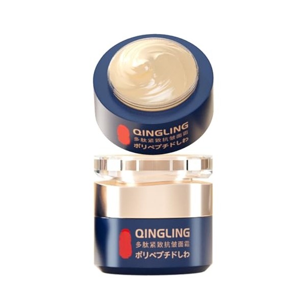 Crème raffermissante aux polypeptides contre les rides, crème anti-rides, crème raffermissante et anti-rides aux polypeptides