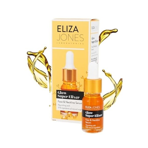 Eliza Jones Laboratories Sérum pour le visage et le décolleté Eliza Jones Élixir super brillant : Nourrit et prend soin de l