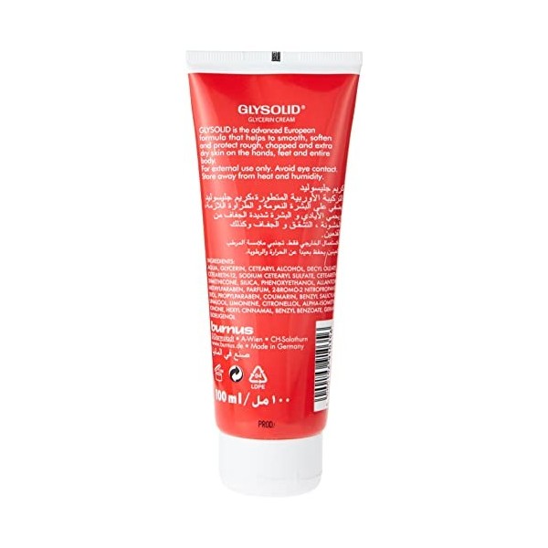 Glysolid Tube pour la peau 100 ml