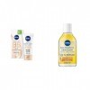 NIVEA Lot Skin Glow : BB Crème 5‑en‑1 Teinte Claire 50 ml + Eau Micellaire Waterproof 400 ml – Hydrate 24H, Démaquille & Illu