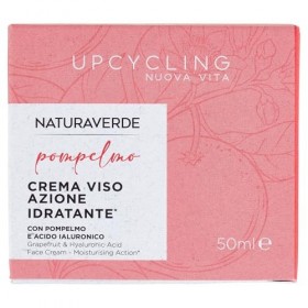 Naturaverde | Crème visage upcycling pamplemousse avec extrait de pamplemousse, vitamine C et acide hyaluronique, hydratante 