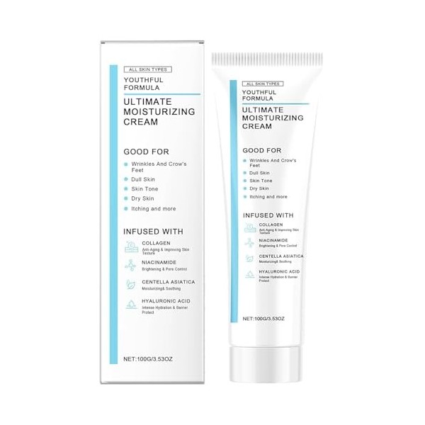 Glowage Repair Moisturizer Cream, Glow Age Repair Moisturizing Cream, Skin Firmness Lasting Hydration for Wrinkles Fine Lines...
