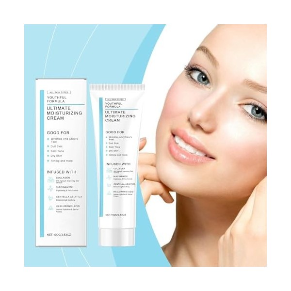 Glowage Repair Moisturizer Cream, Glow Age Repair Moisturizing Cream, Skin Firmness Lasting Hydration for Wrinkles Fine Lines...