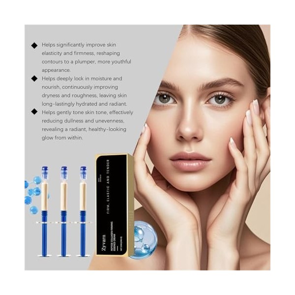 Essence anti-rides aux peptides, lotion au collagène micromoléculaire, crème élastique au collagène polypeptidique, hydratant...