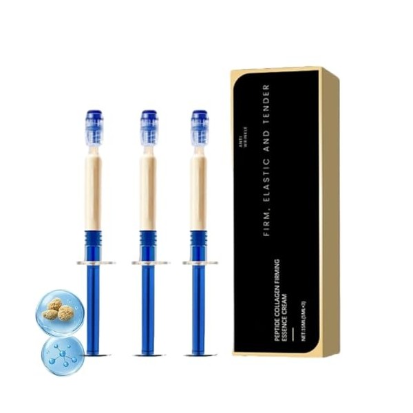 Essence anti-rides aux peptides, lotion au collagène micromoléculaire, crème élastique au collagène polypeptidique, hydratant...